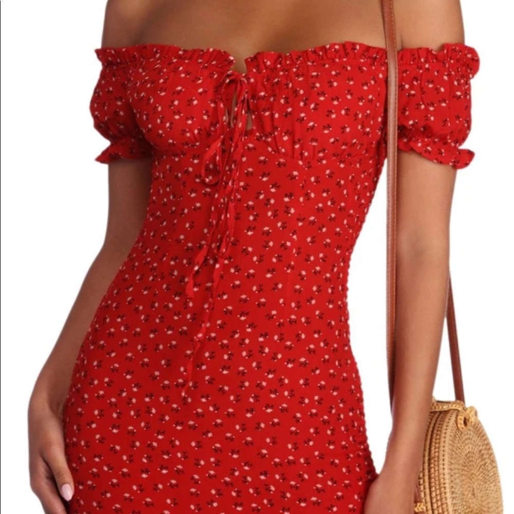 Off shoulder dress